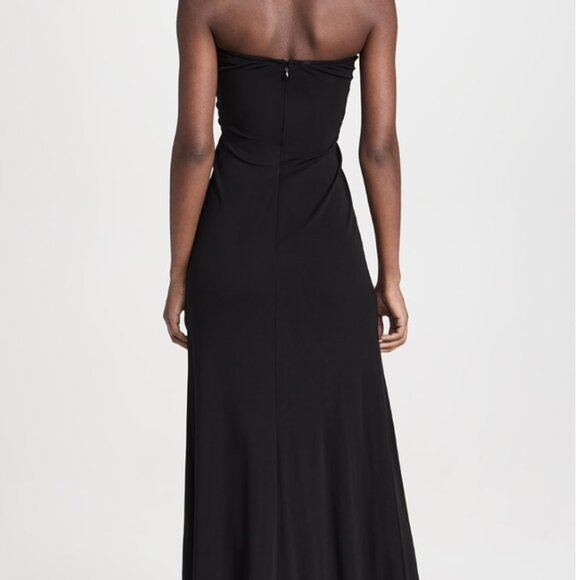 Christopher Esber - Arced Palm Strapless Dress - Picture 2 of 6